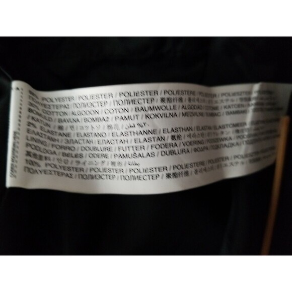 MNG Mango Skirt Size 8 Black White Pinstripe Pencil Straight Career New - Picture 11 of 11